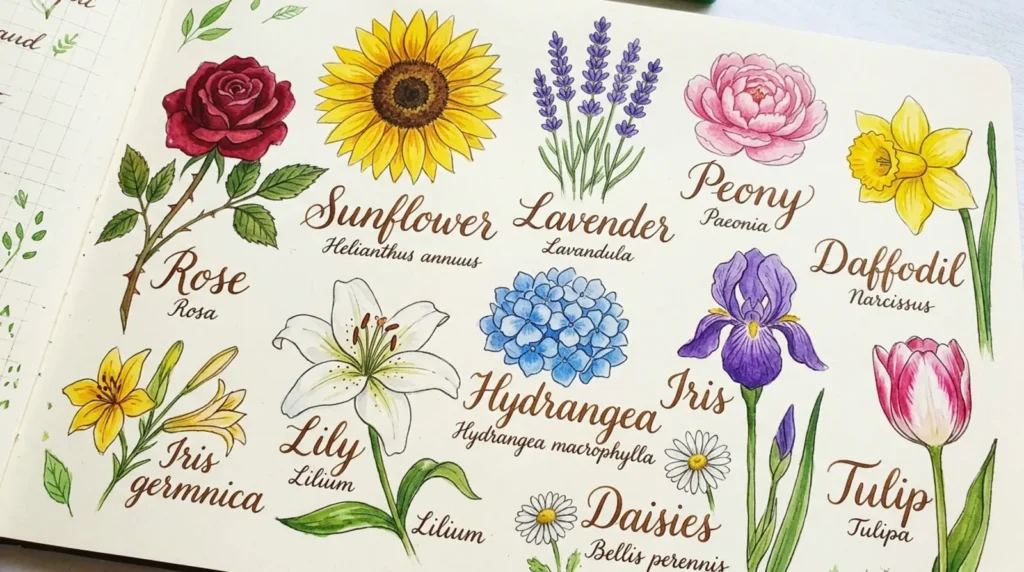 flower names