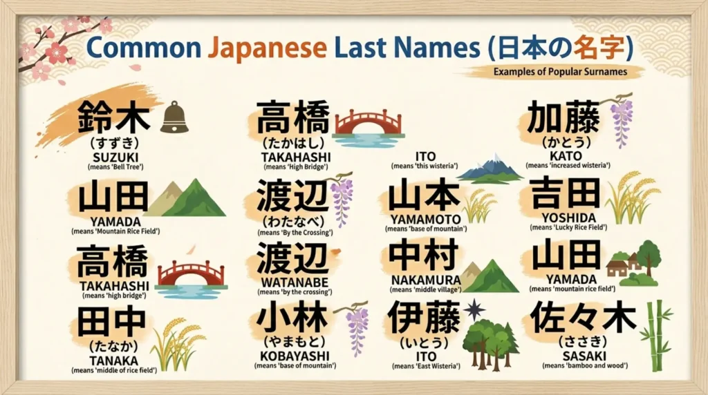 japanese last names