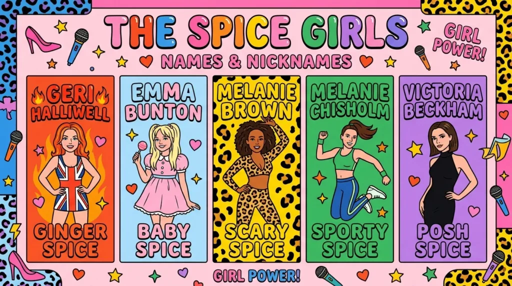 spice girls names