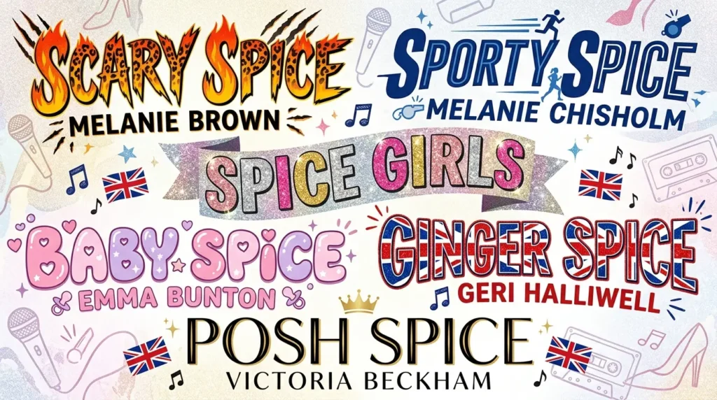 spice girls names