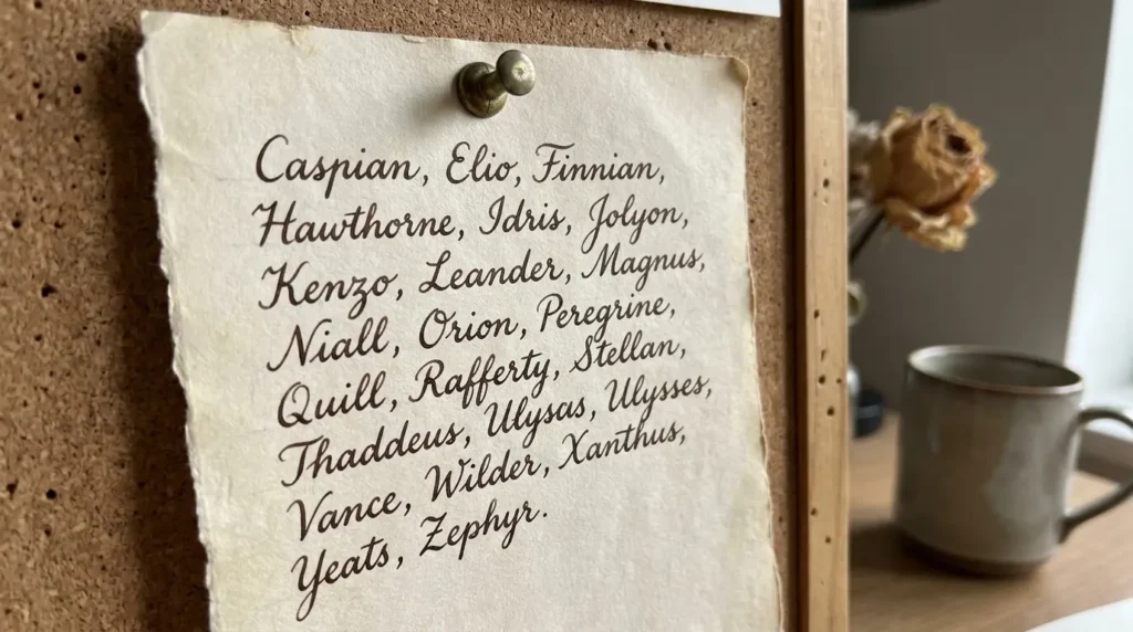 unique boy names