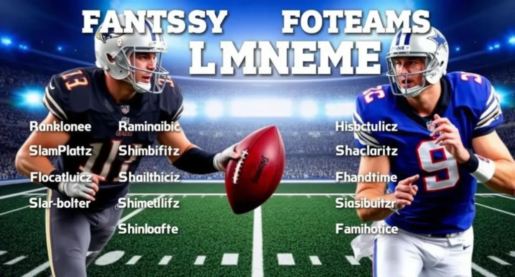 fantasy football team names