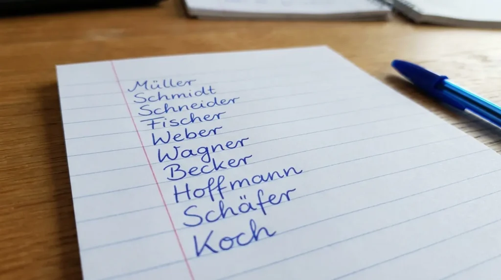 german last names