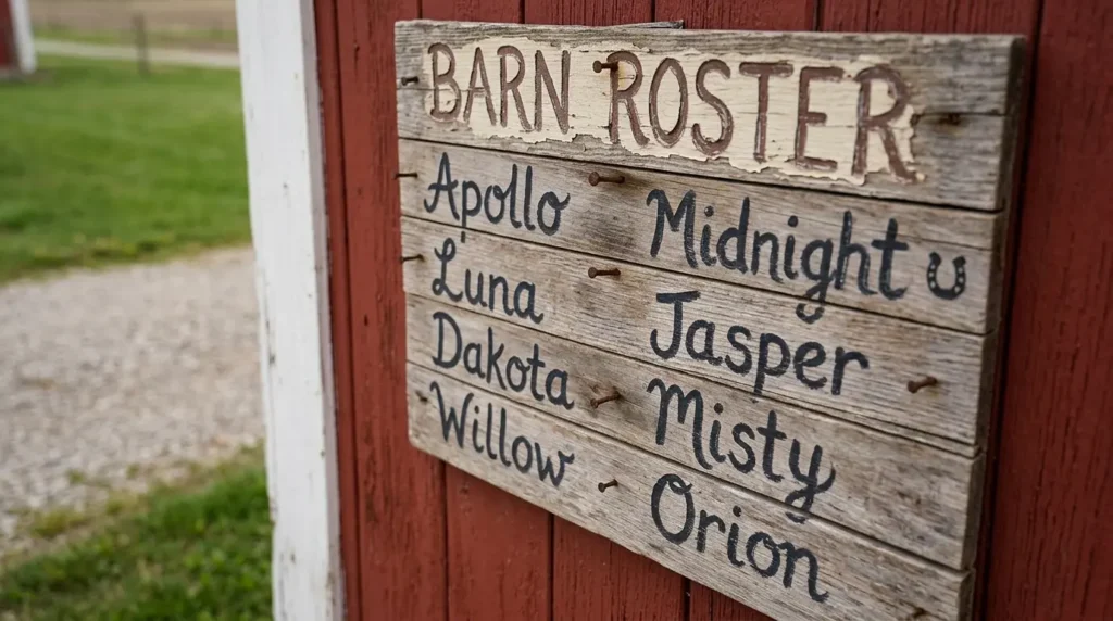 horse names